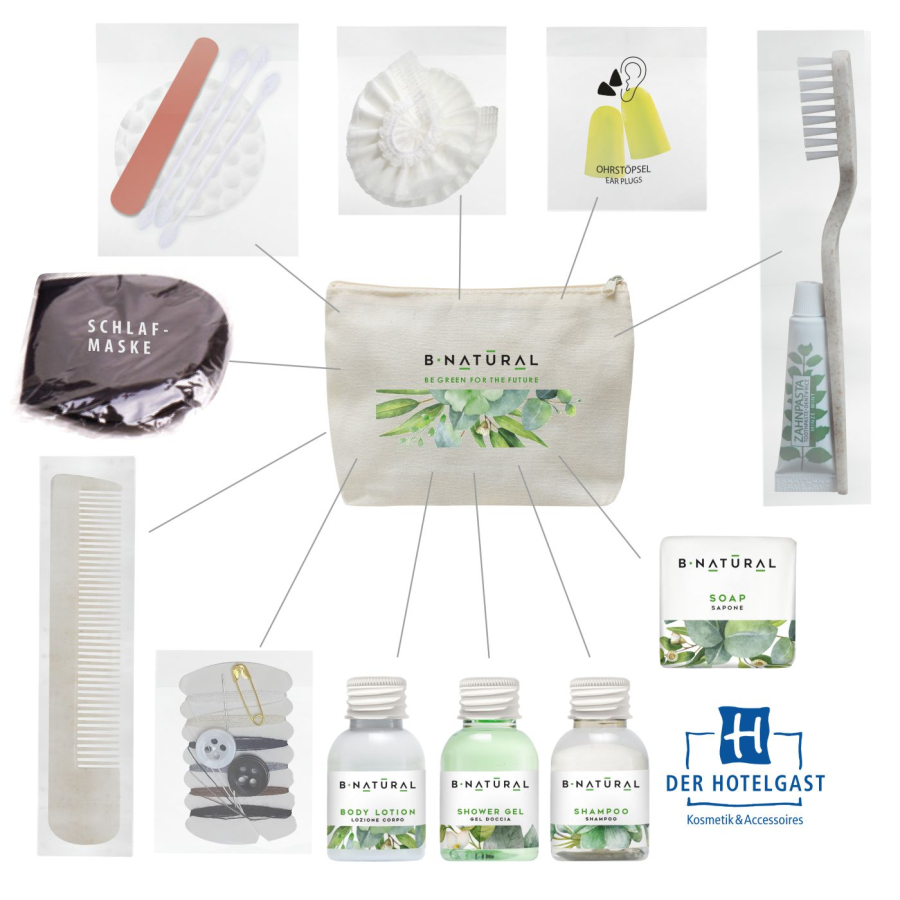 B-NATURAL »32ml XL« Übernachtungsset